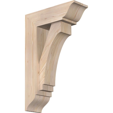Ekena Millwork Imperial Traditional Smooth Bracket w/ Offset Brace, Douglas Fir, 7 1/2"W x 22"D x 34"H BKT0806X22X34IMP01SDF